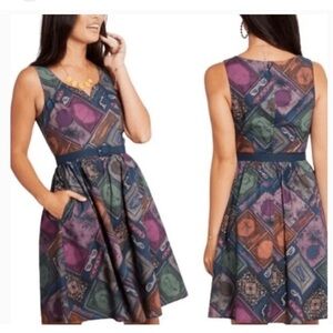 Modcloth To Thrill A Mockingbird Book Print Dress